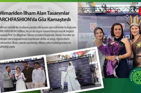 Mimariden İlham Alan Tasarımlar ARCHFASHION’da Göz Kamaştırdı