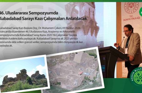46. Uluslararası Sempozyumda Kubadabad Sarayı Kazı Çalışmaları Anlatılacak