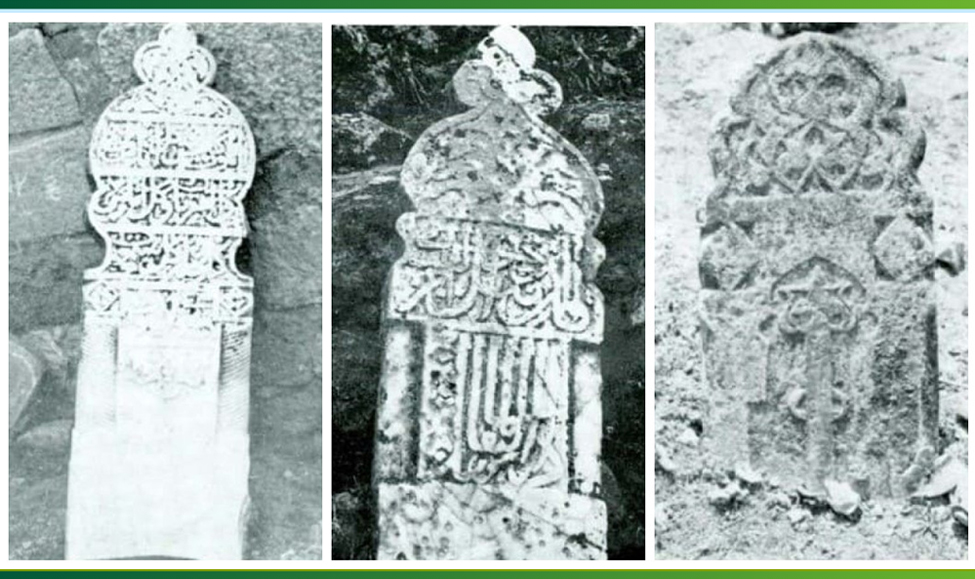 Dediği Dede Tekkesi'ndeki mezar taşları